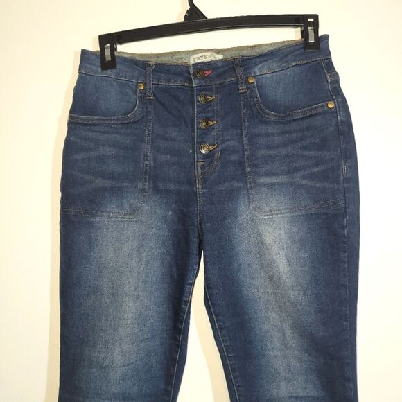 Frye High Rise Button Fly Bootcut Flare Jeans 10 - Picture 2 of 10